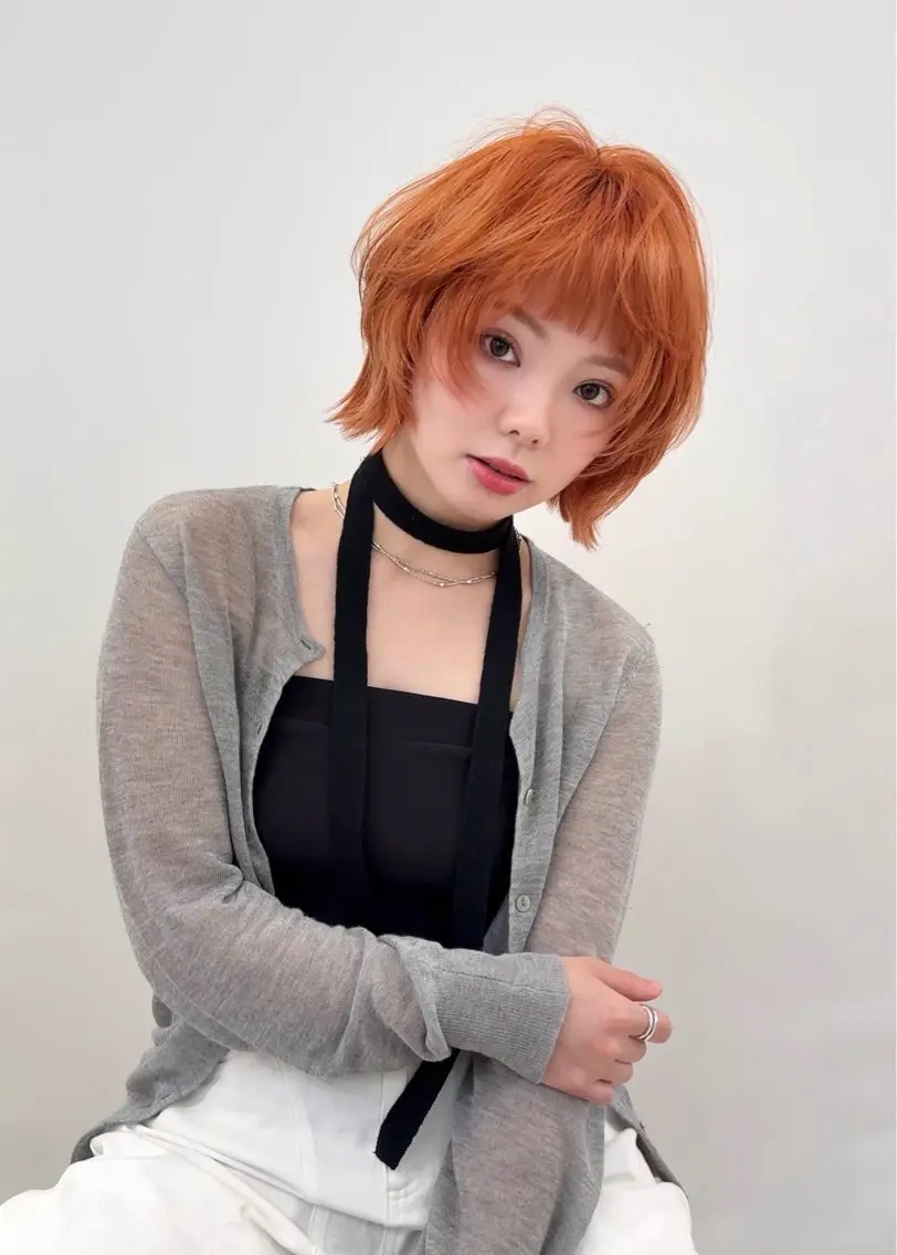 ショート 似合わせカット× 透明感カラーマリアのヘアスタイル