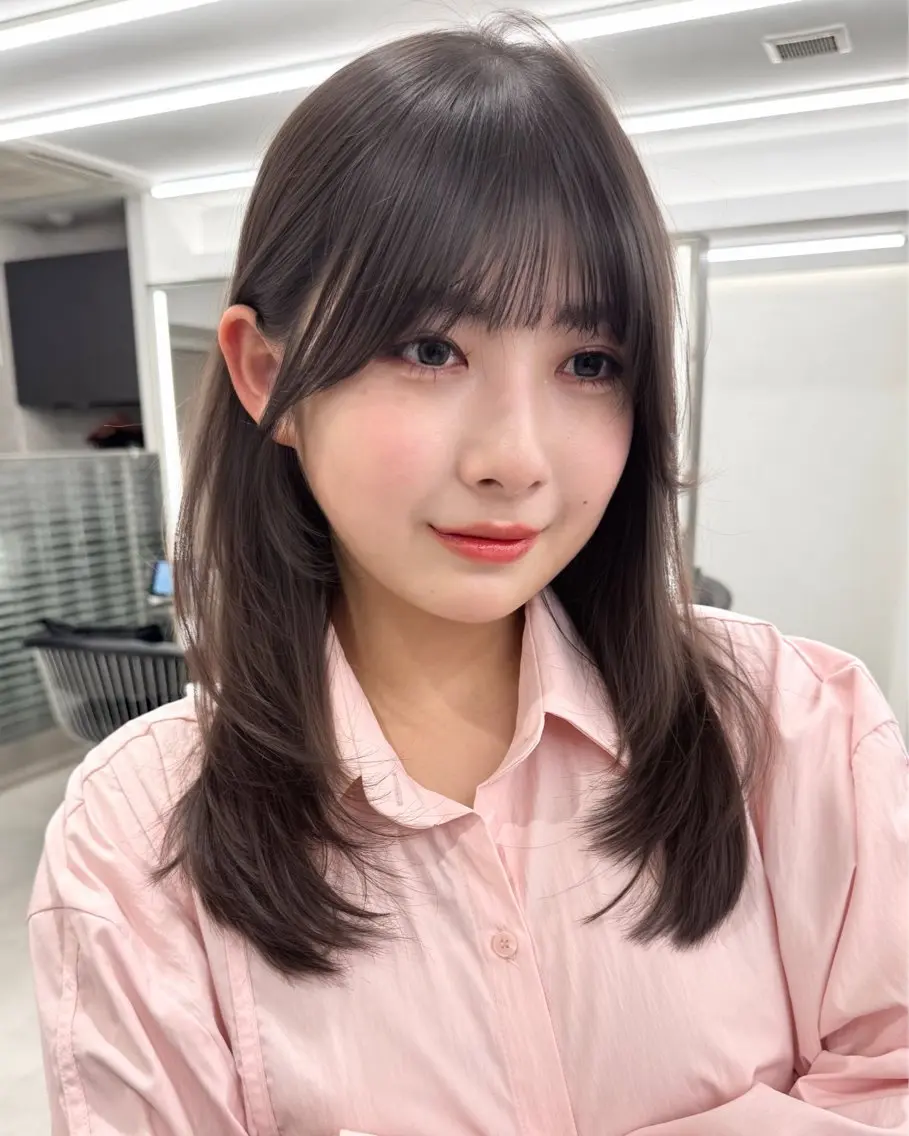 セミロング 🌈メンズ大募集中 銀座sandノスケのヘアスタイル