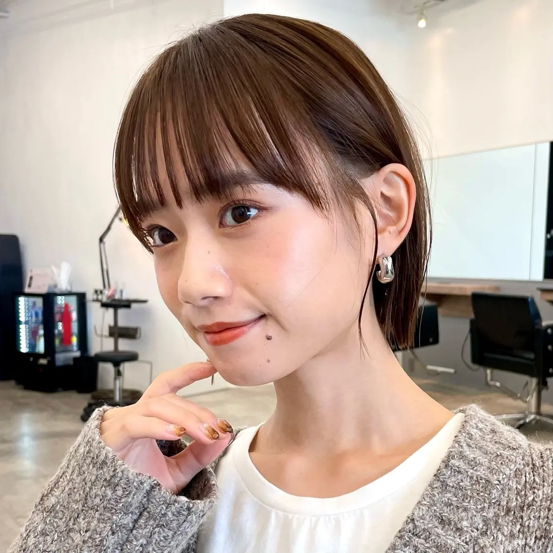 ショート カラー ヘアアレンジ 暖色/レイヤー/ショ ート/hana🌸のヘアスタイル