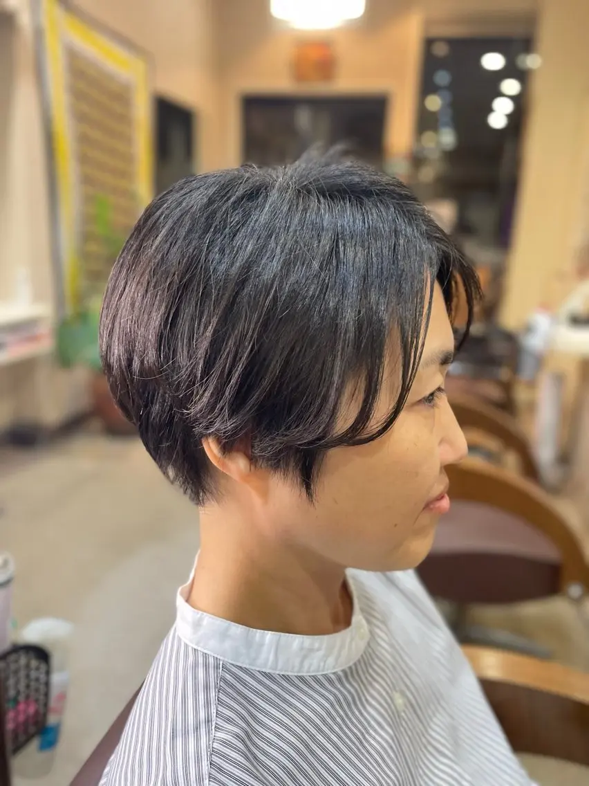 ショート ハンサムショート ショートヘア カラー/フリーランス 鈴木 亜紀子のヘアスタイル