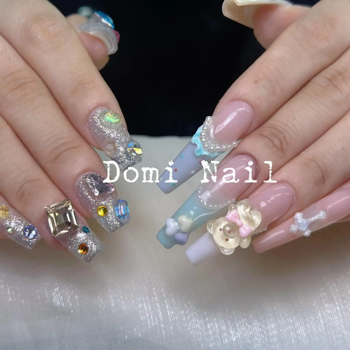 ネイル 持ち込み ネイルチップ ハンドネイル 渋谷 Domi Nailのネイルデザイン