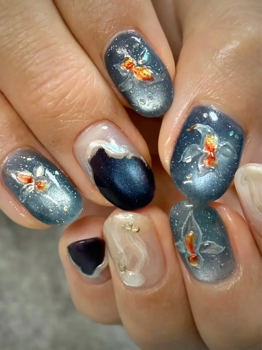 ネイル ハンドネイル FIORITURA Maikoのネイルデザイン