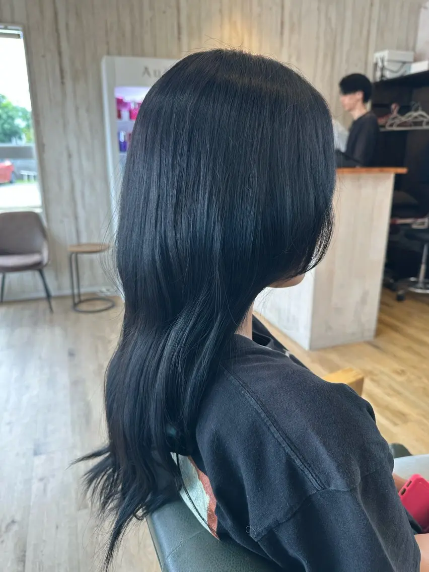 ロング カラー ヘアカラー トリートメント 艶髪/髪質改善 /透明感カラー/鴻巣のヘアスタイル