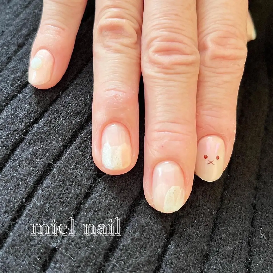 ネイル ピンク miel nailのネイルデザイン