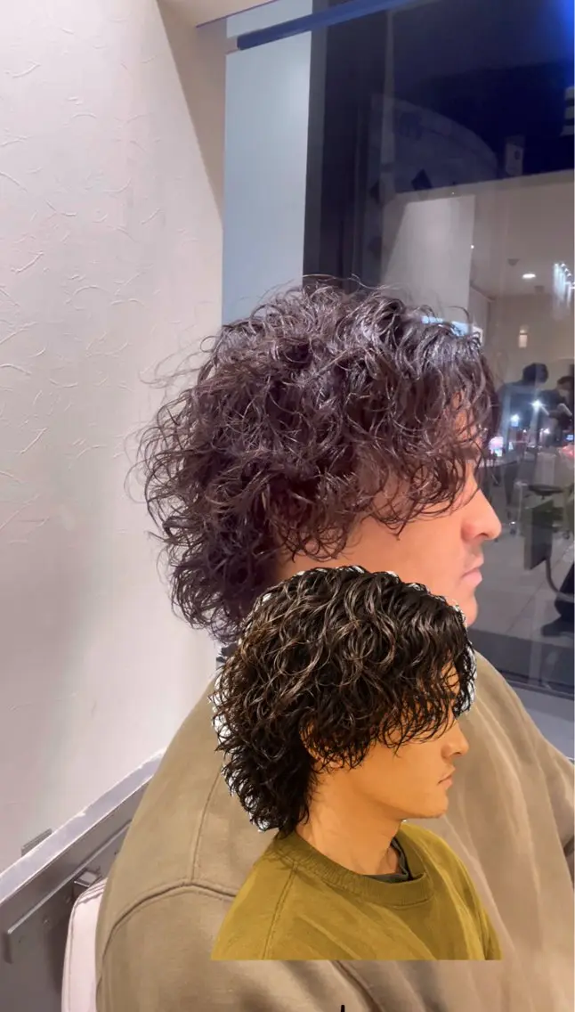 パーマ メンズ メンズパーマ 波巻きパーマ カット パーマ メンズパーマ特化型 美容師/荒井海音のヘアスタイル
