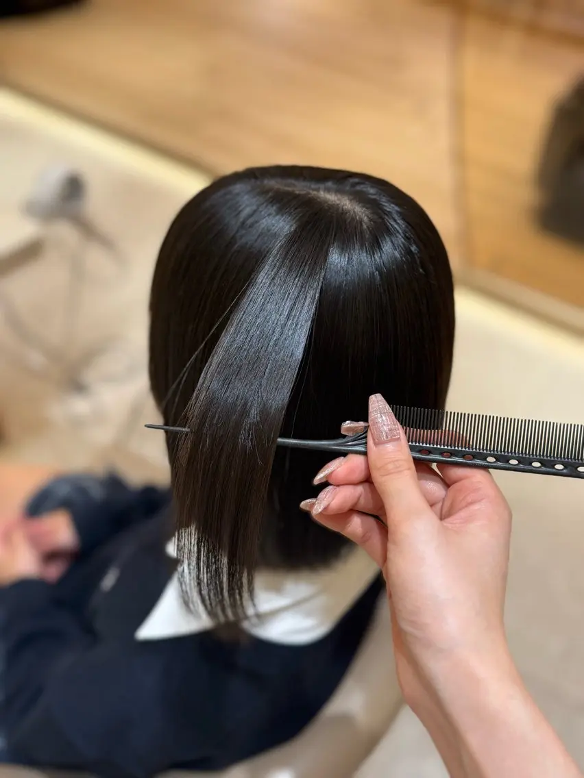 ショート 縮毛矯正 ホノカ🫧 モデル募集のヘアスタイル