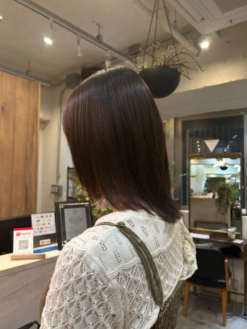 ミディアム TSUMUGI ／ハイトーン🎀のヘアスタイル