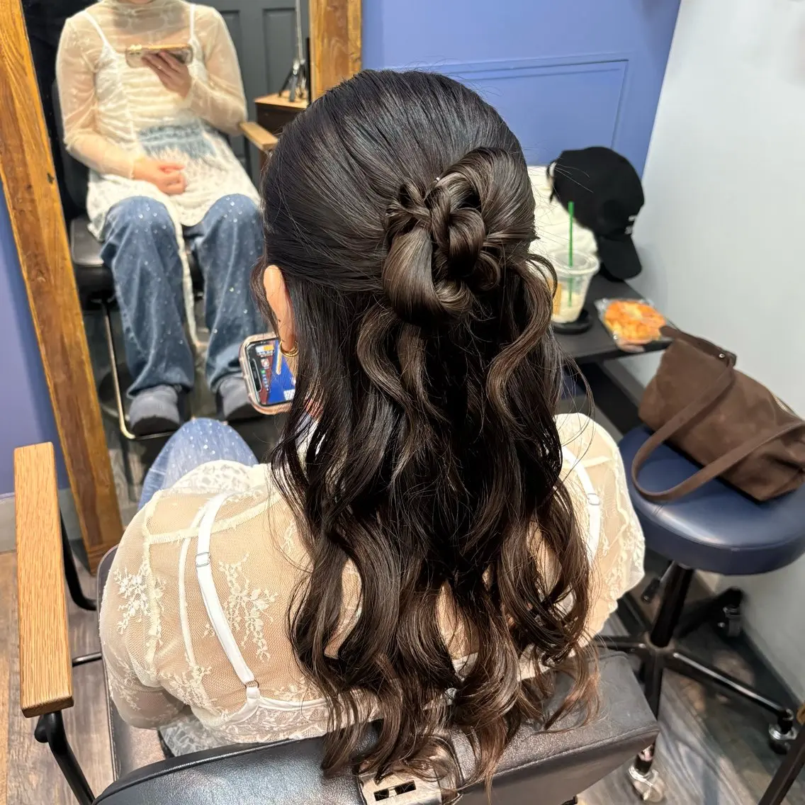 ロング ヘアアレンジ ヘアセット 〖❁ちひろ| LEONID❁〗のヘアスタイル