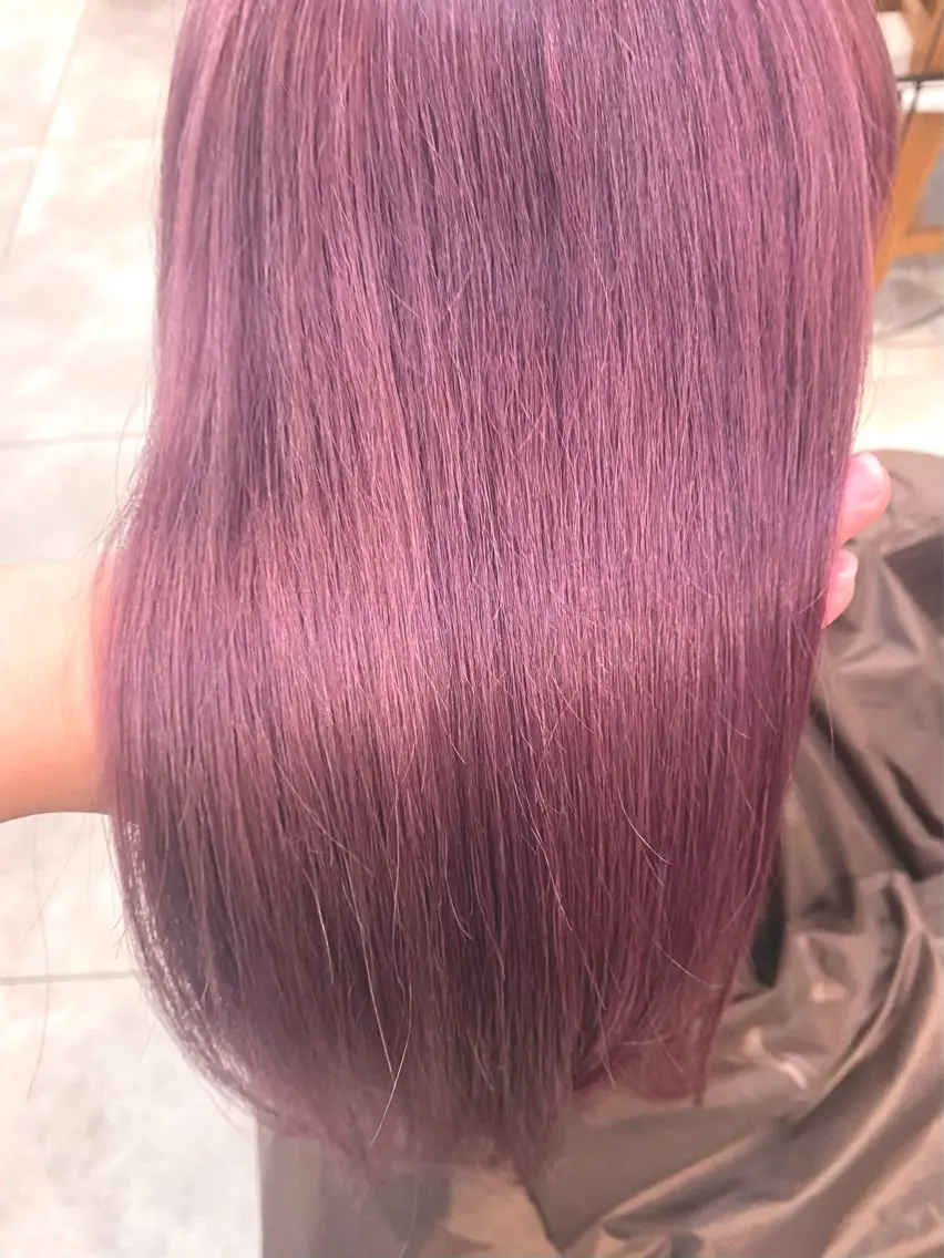 ロング ヘアカラー トリートメント akina*ブリーチ ♡トレンドヘアのヘアスタイル
