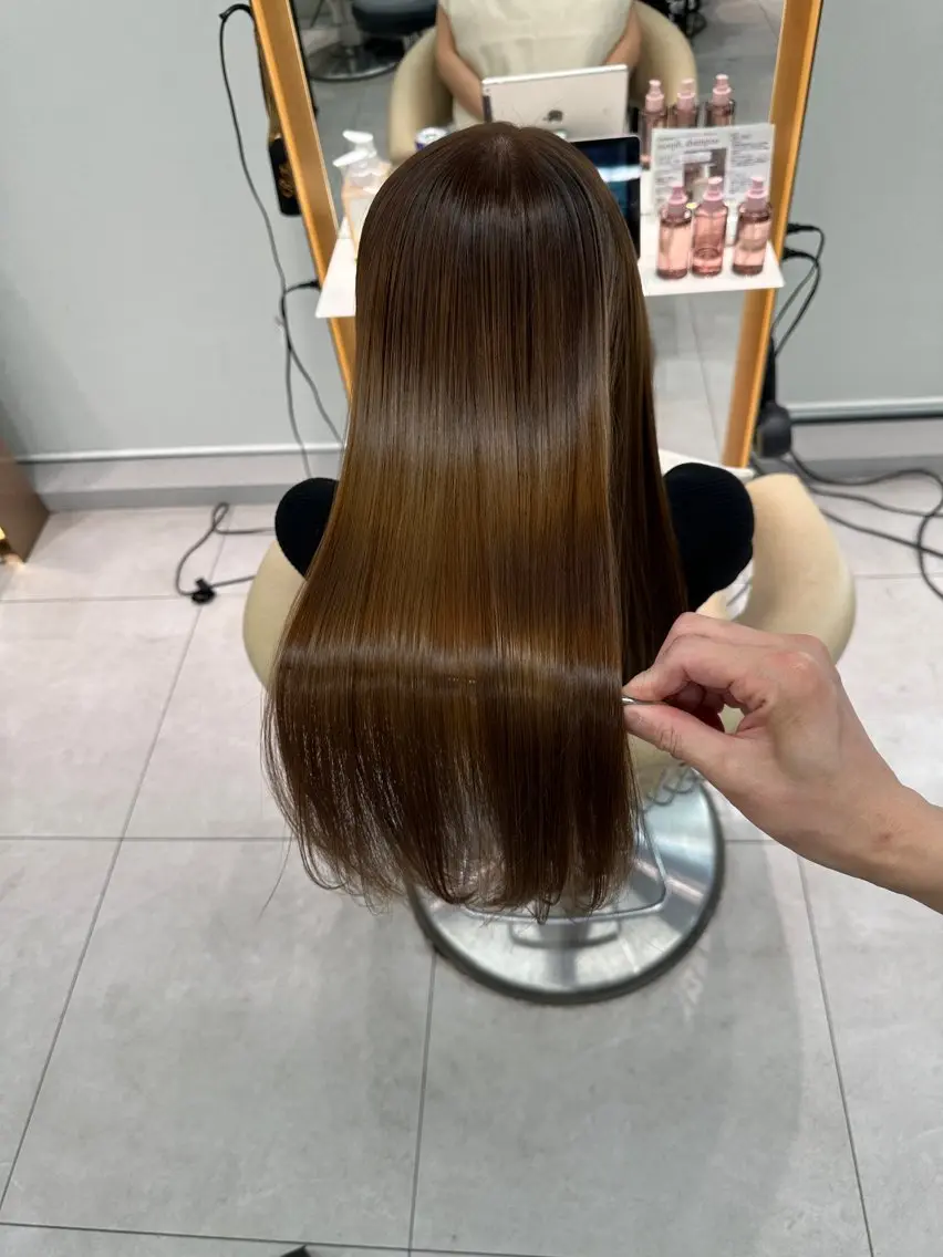 ロング カラー カット トリートメント 《髪質改善✖️オリー ブ🧸》小嶋拓也のヘアスタイル