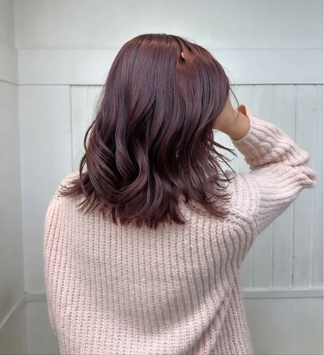 ミディアム カラー MAI/髪質改善/ 幹細胞トリートメントのヘアスタイル