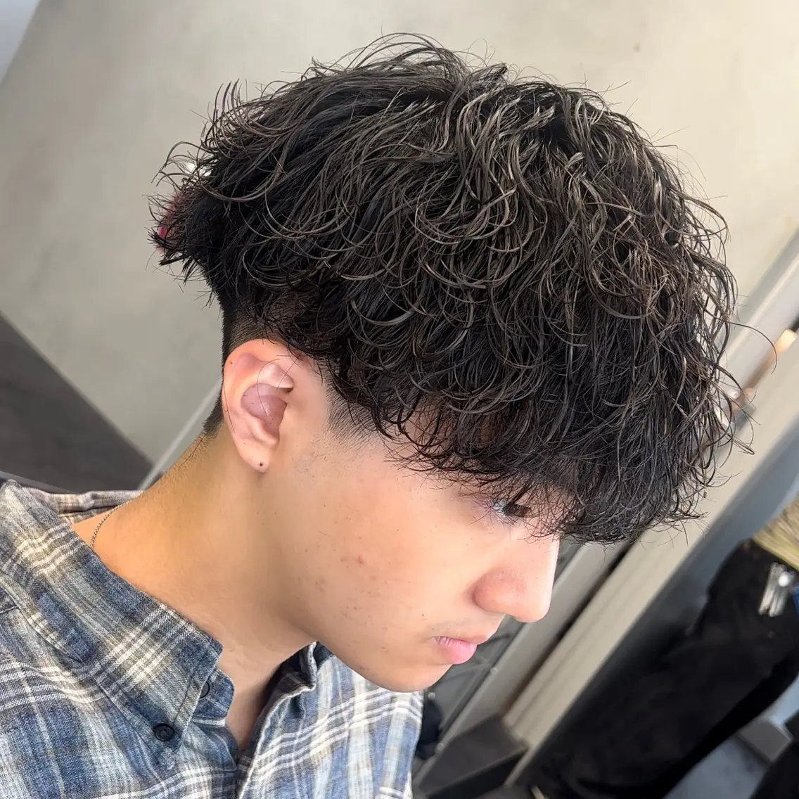 ショート パーマ メンズ メンズパーマ 波巻きパーマ 松下 友希 【fifth】のヘアスタイル
