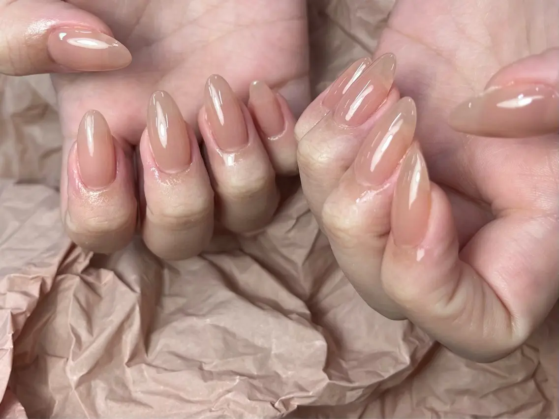 ネイル ワンカラーネイル ハンドネイル ToliyDeliy Nail Salonのネイルデザイン