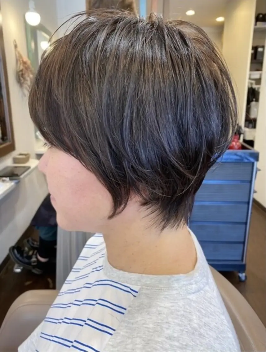 ショート カラー カット ヘアカラー トリートメント 後藤 直樹のヘアスタイル