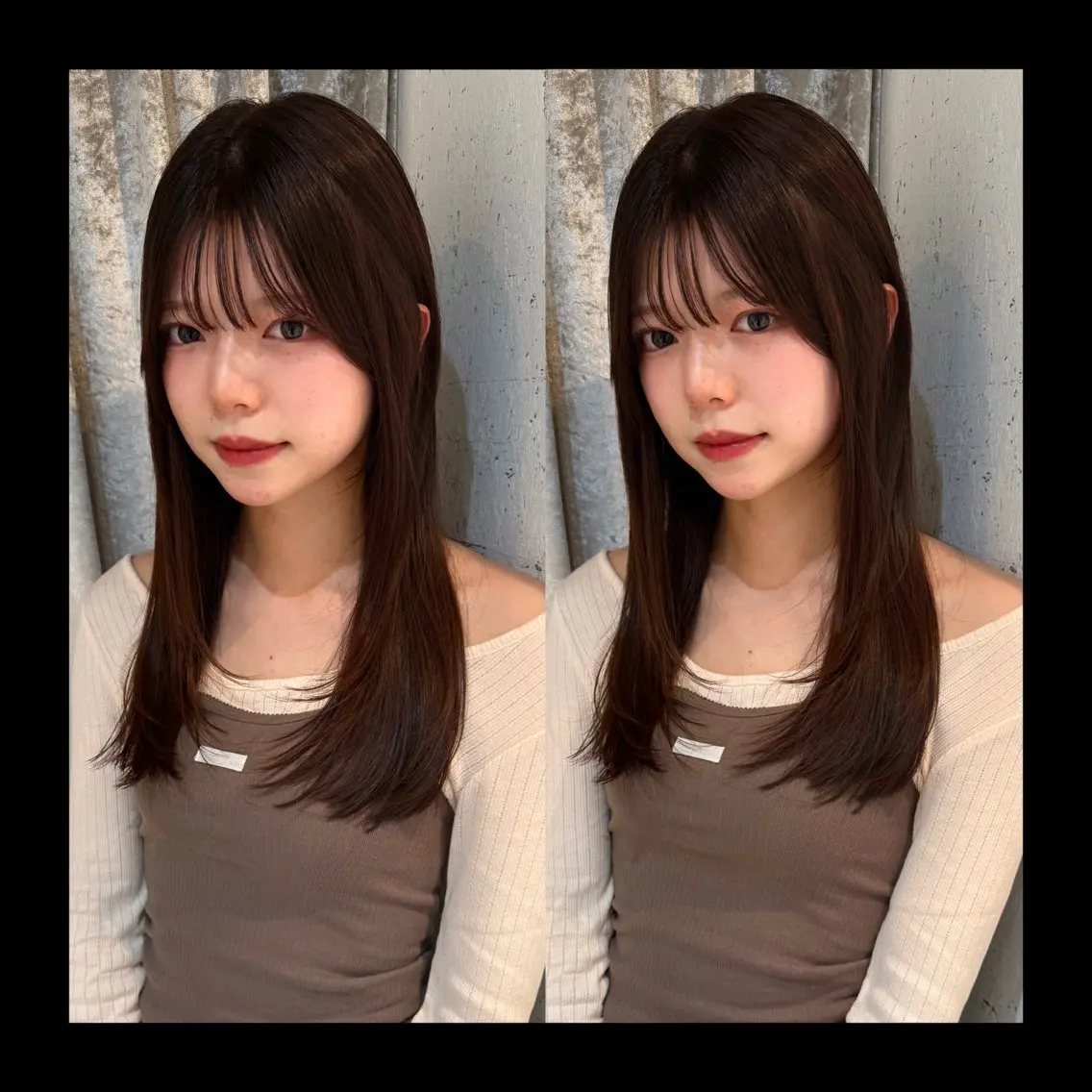 ロング カラー ブラウンカラー カット ヘアカラー トリートメント mai / linoah˚✧のヘアスタイル