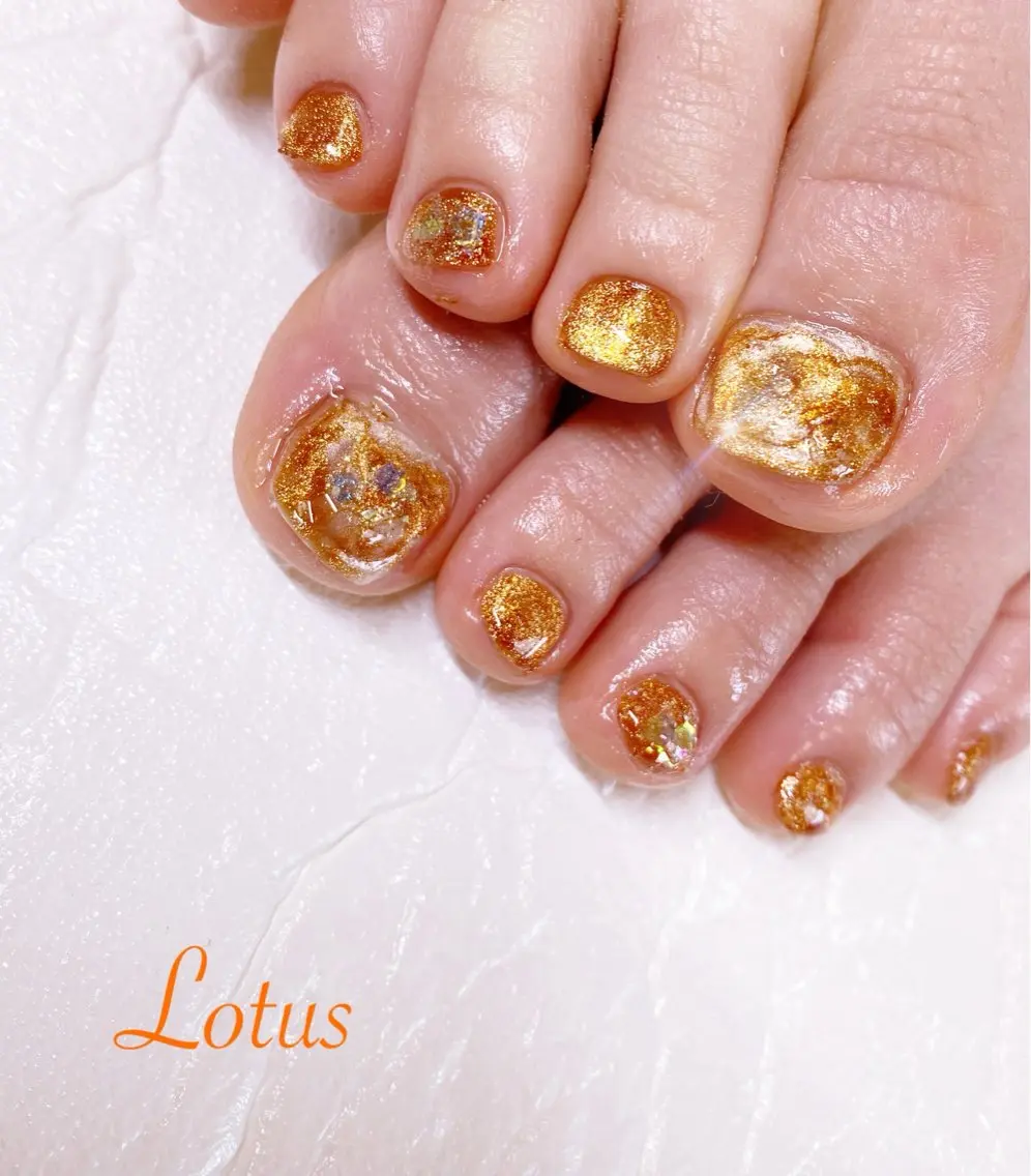 ネイル ハンドネイル フットネイル ネイル＆脱毛 Lotus🌸のネイルデザイン