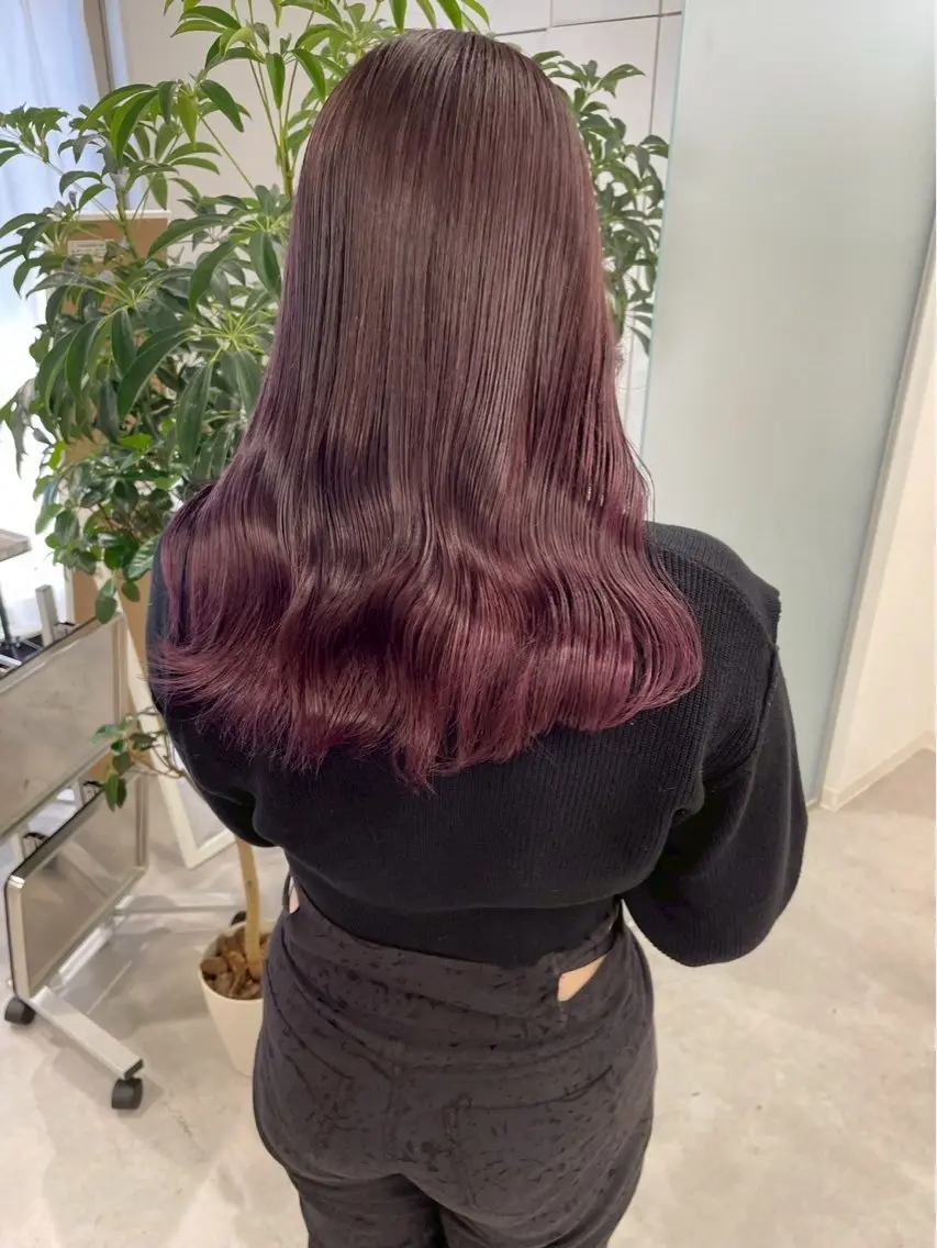 セミロング カラー 🍓mito/ ブリーチ/カラー🍓のヘアスタイル