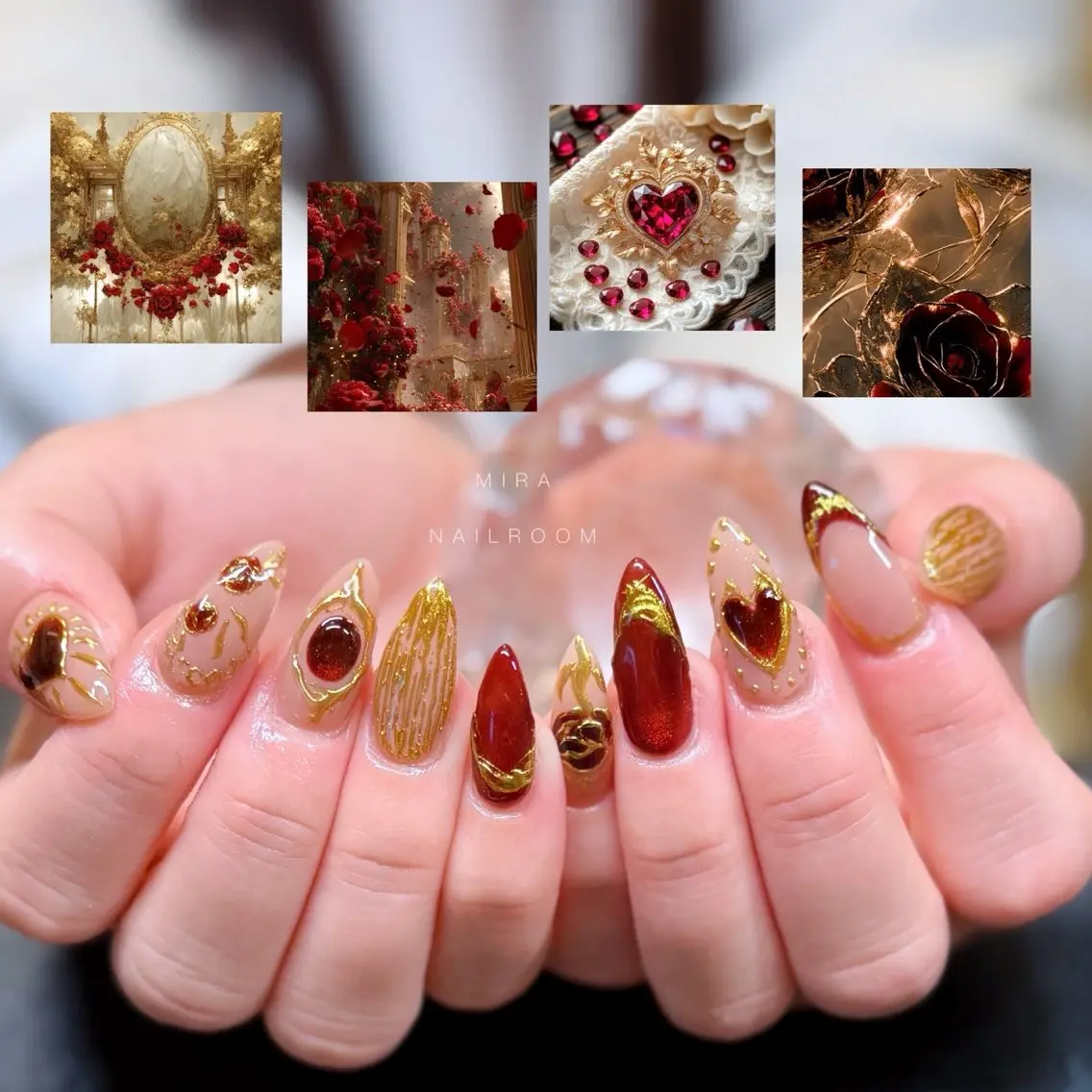 ネイル 長さ出し MIRA NAILROOMのネイルデザイン