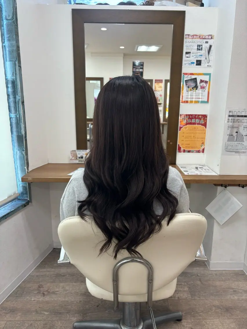 ロング エクステ 艶カラー🫧/シール エクステRYOKAのヘアスタイル