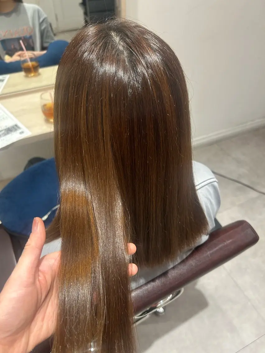 ロング 縮毛矯正 小池 颯希のヘアスタイル