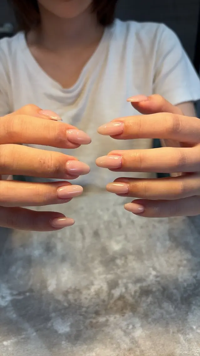 セミロング ハンドネイル Ne.nail Ainaのネイルデザイン
