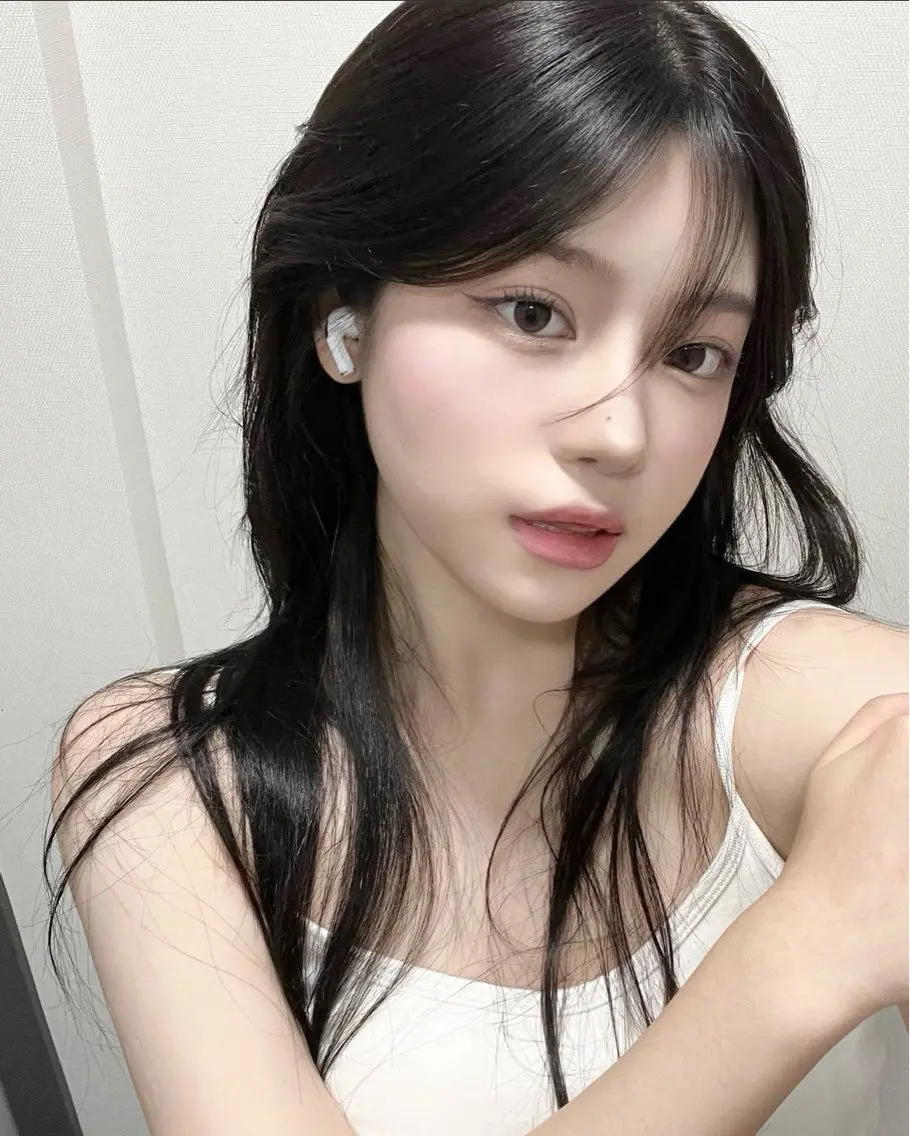 ロング カラー パーマ ヘアアレンジ メンズ キッズ 上品＆韓国風 🥀海心🥀のヘアスタイル