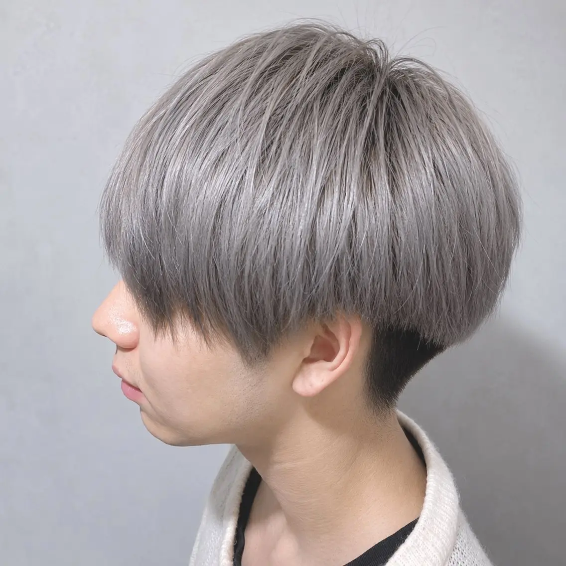 カラー メンズ シルバー カット ヘアカラー トリートメント ブリーチなしWカラー メンズカット✨ワタベのヘアスタイル