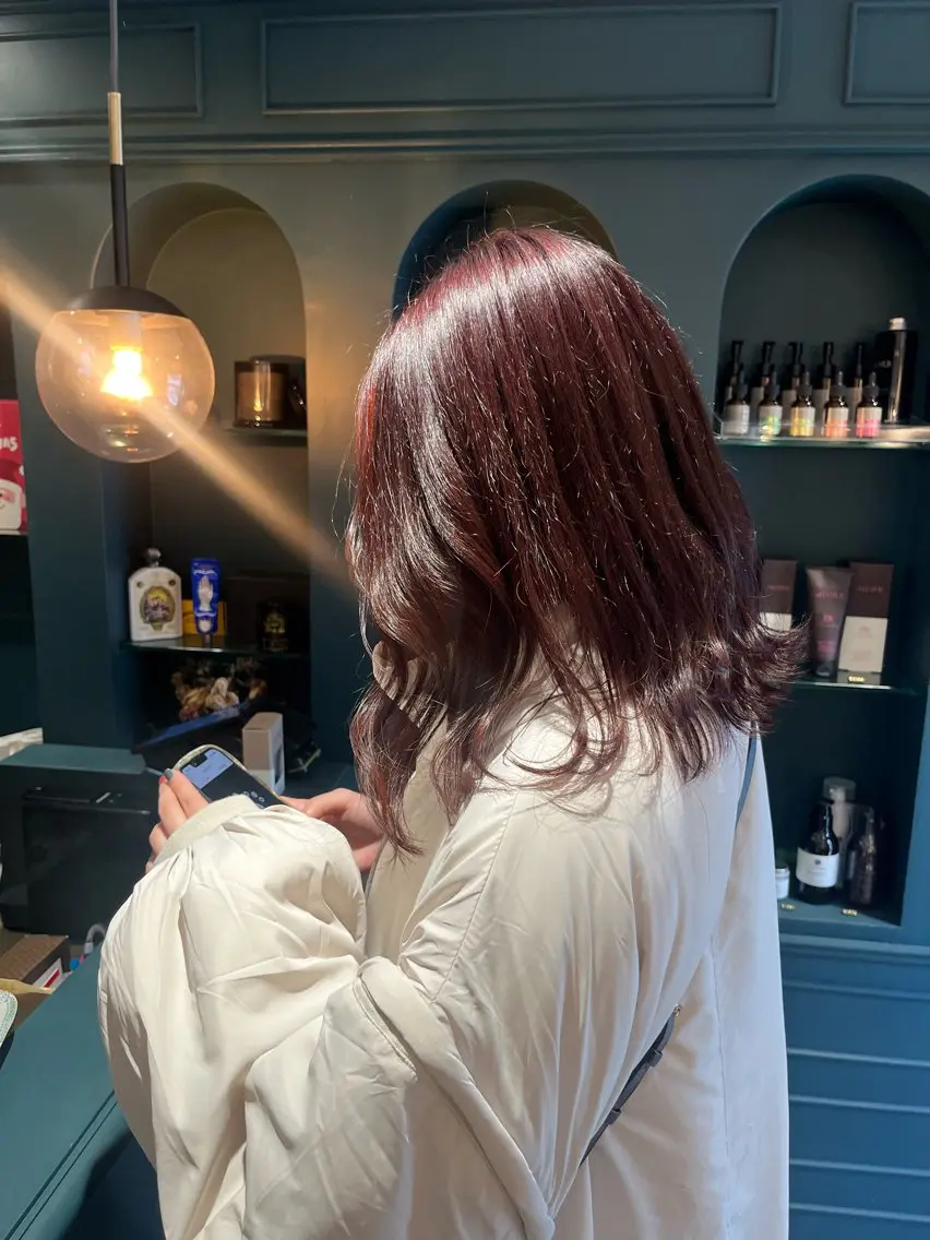 ミディアム カラー カット ヘアカラー トリートメント ヘアセット 🌻暖色カラー🌻 sakuraのヘアスタイル
