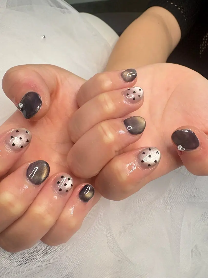 ネイル マグネットネイル ハンドネイル マグネット・定額専門 Mii Nailのネイルデザイン