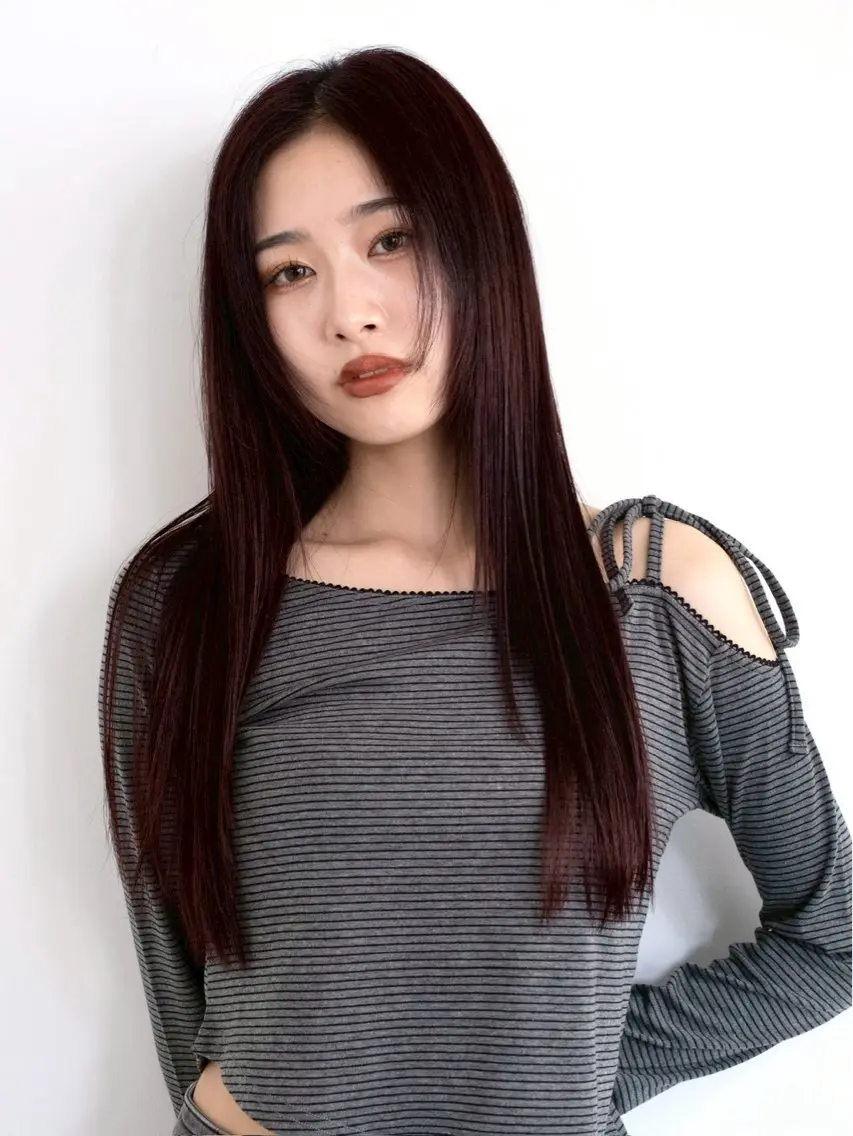ロング らん カラーモデル募集中のヘアスタイル