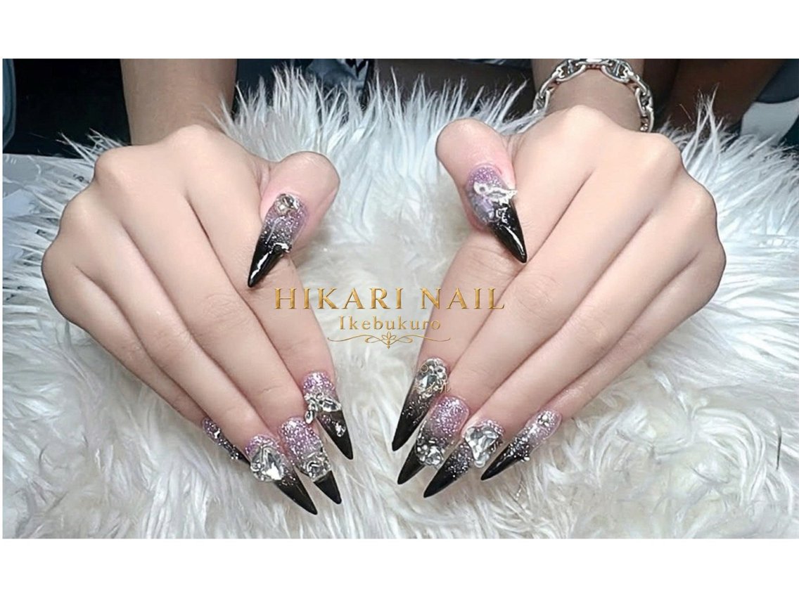 ネイル ハロウィン 持ち込み 冬ネイル クリスマス ハンドネイル HikariNail Ikebukuroのネイルデザイン
