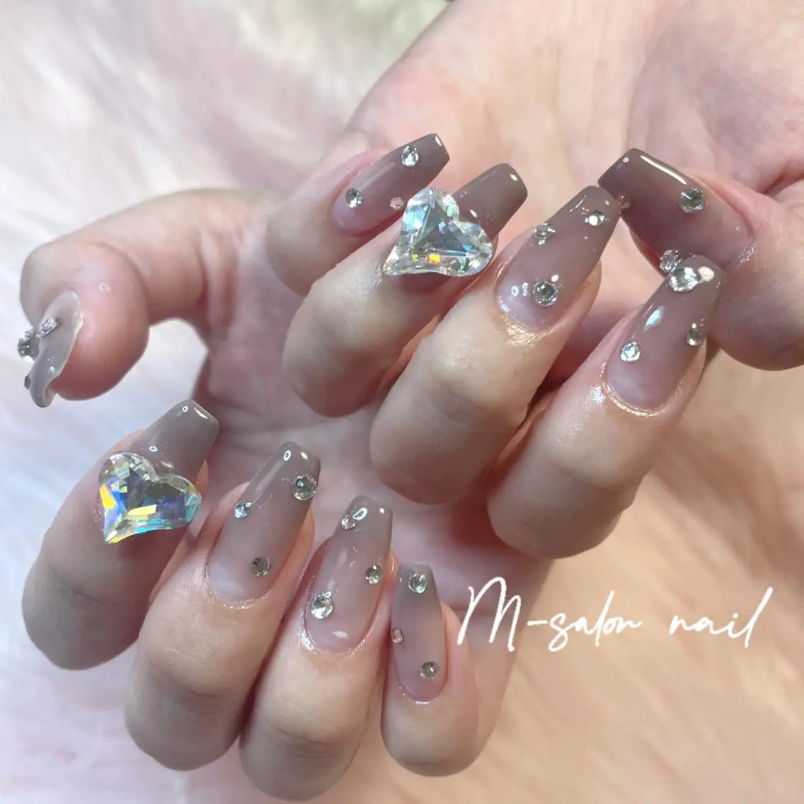 ネイル ハンドネイル 韓国/網紅/パーツ M-salonのネイルデザイン