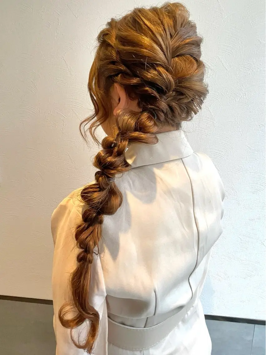 ロング ヘアアレンジ 札幌 ヘアアレンジ 🍎 タナカセリナのヘアスタイル