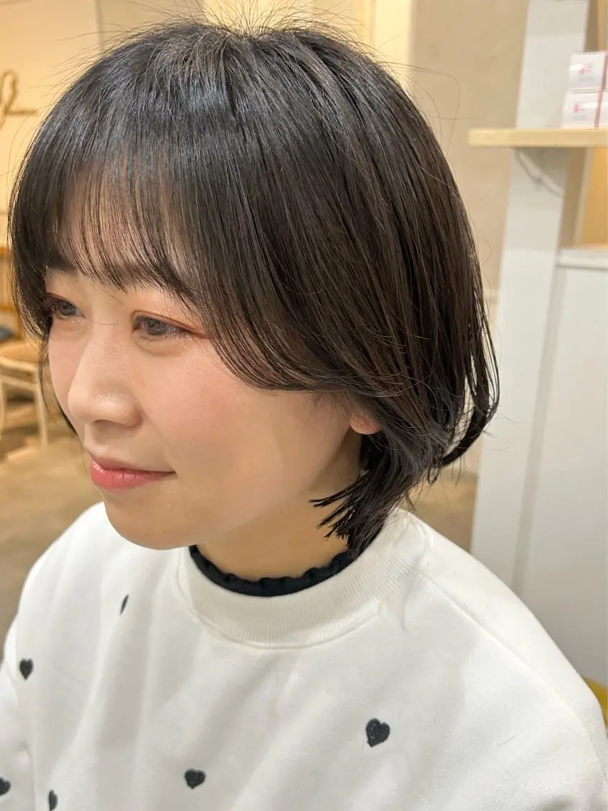 ショート ボブレイヤー ボブ レイヤーカット カット 顔まわりカット/ボブ /♡とーこ♡のヘアスタイル