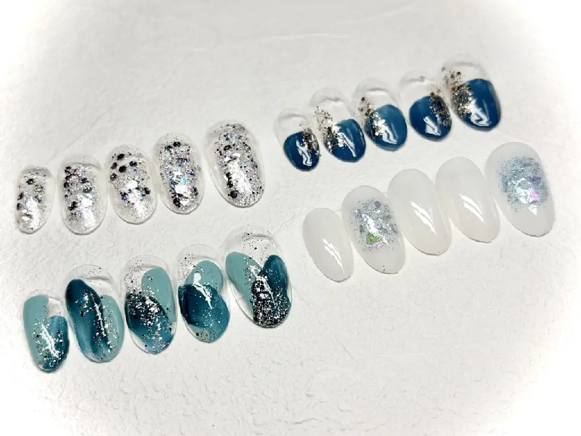 ネイル 夏ネイル ハンドネイル JULIE NAILのネイルデザイン