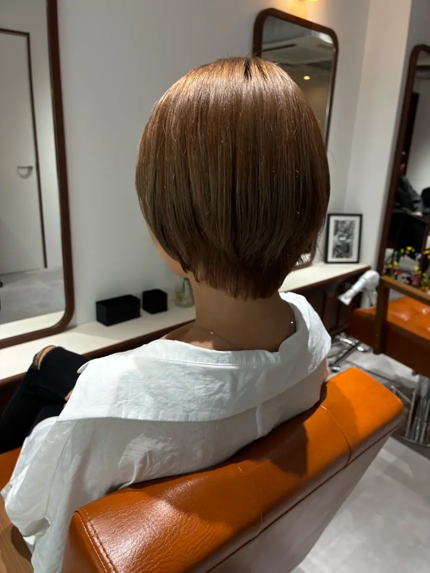 ショート カラー ヘアアレンジ 💟似合わせカットカ ラーMizuki🐕のヘアスタイル
