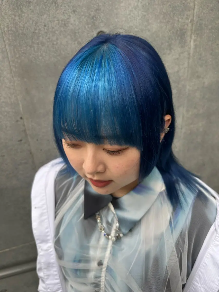 ミディアム カラー デザインカラー🎨 下北沢 / 磯部のヘアスタイル