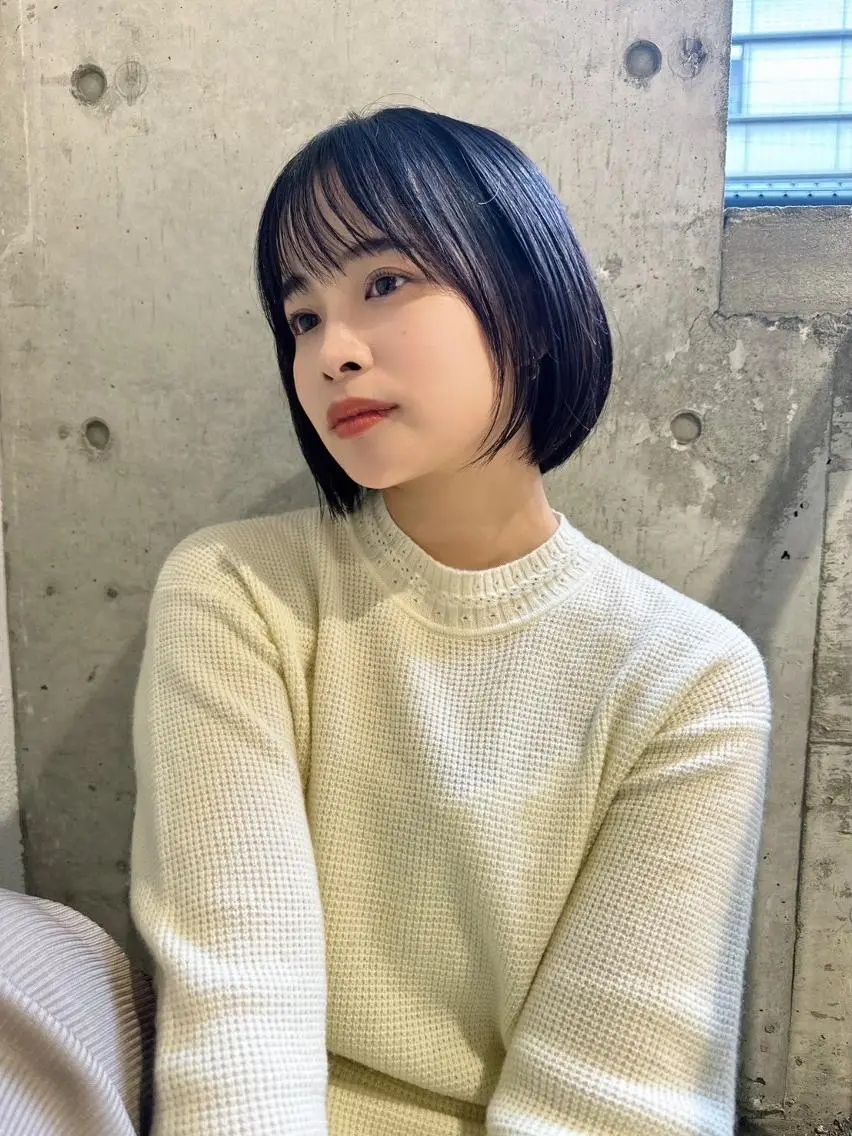 《人気👑No.1》骨格補正カット+イルミナカラー+最高級Aujua4step 高浸透超音波アイロントリートメントの写真