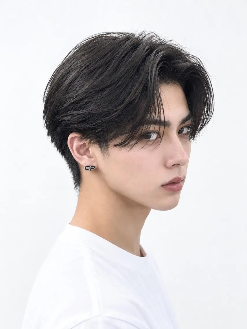 メンズ カット 縮毛矯正 ACCUEILLIR 溝口廉のヘアスタイル