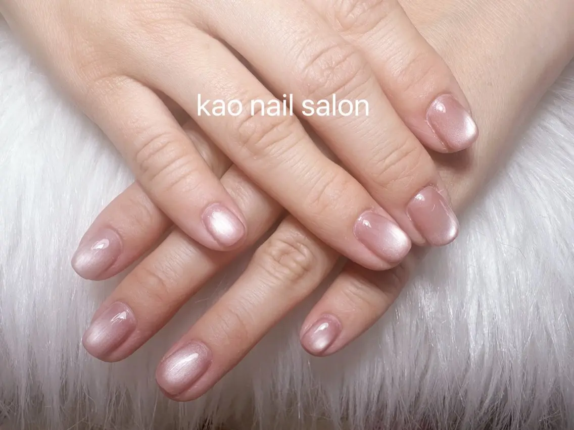 ネイル ハンドネイル kao nail マグネット/長さだしのネイルデザイン