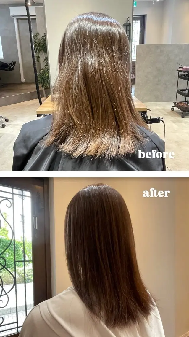 ミディアム カラー ベージュカラー ブラウンカラー ブラウンベージュ 透明感カラー ヘアカラー 藤本遙/メンズカット /カラー🌟のヘアスタイル