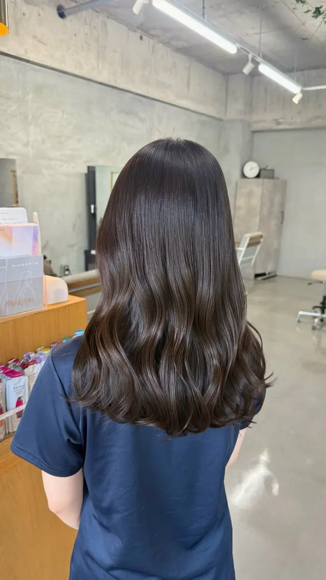カラー カット ヘアカラー トリートメント 湯浅 慈園のヘアスタイル