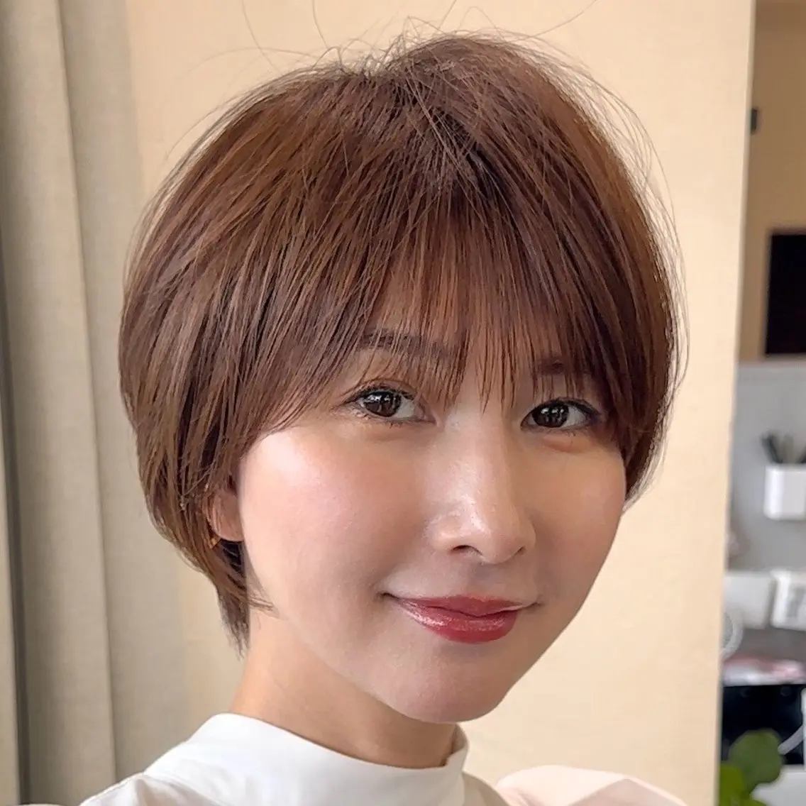 ショート ショート上手い人/ 銀座/なかじのヘアスタイル
