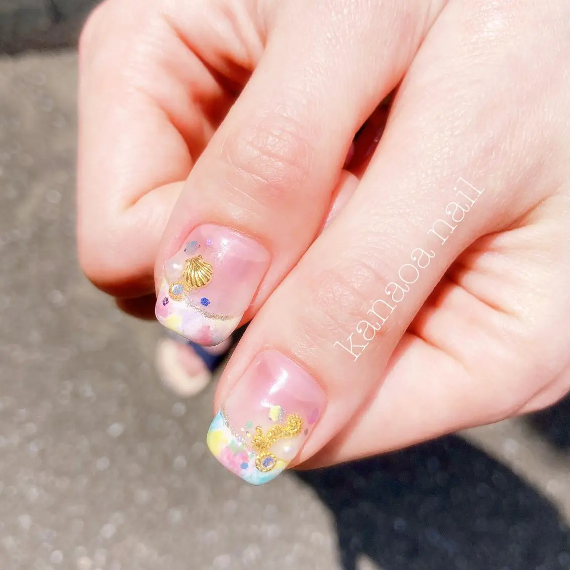ネイル 地爪育成💅 kanaoanailのネイルデザイン