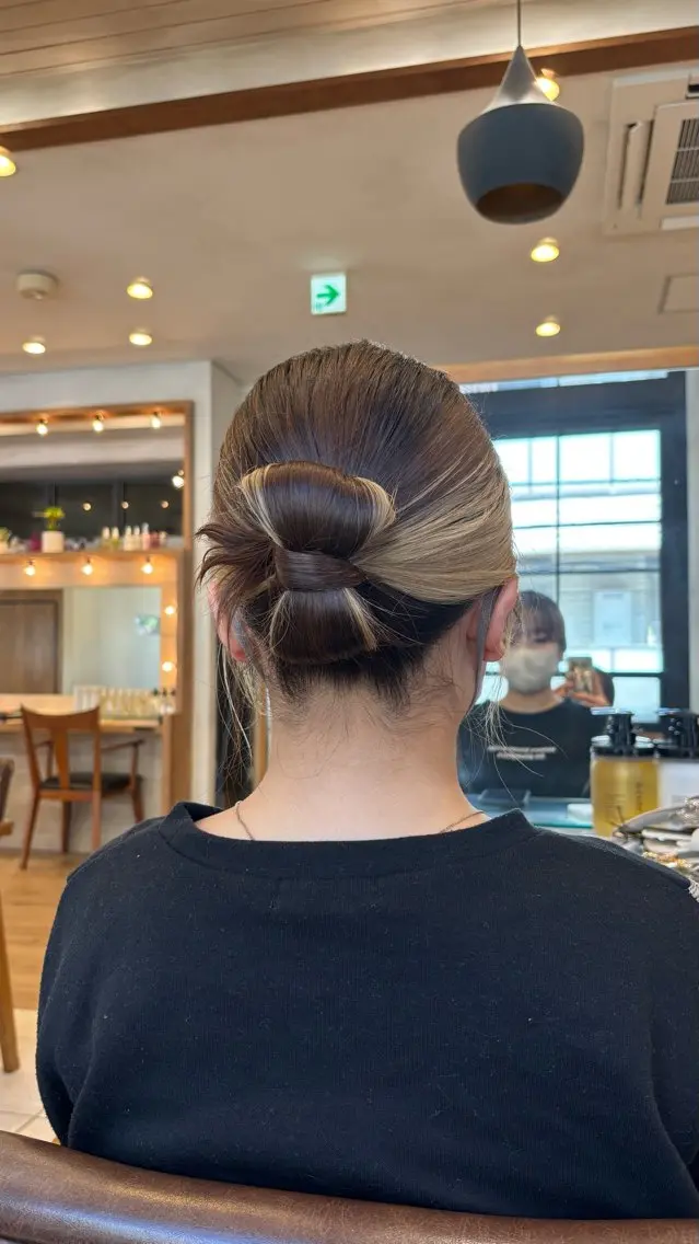 ヘアアレンジ🎀タイトスタイル限定✨（シニヨンもできます）の写真