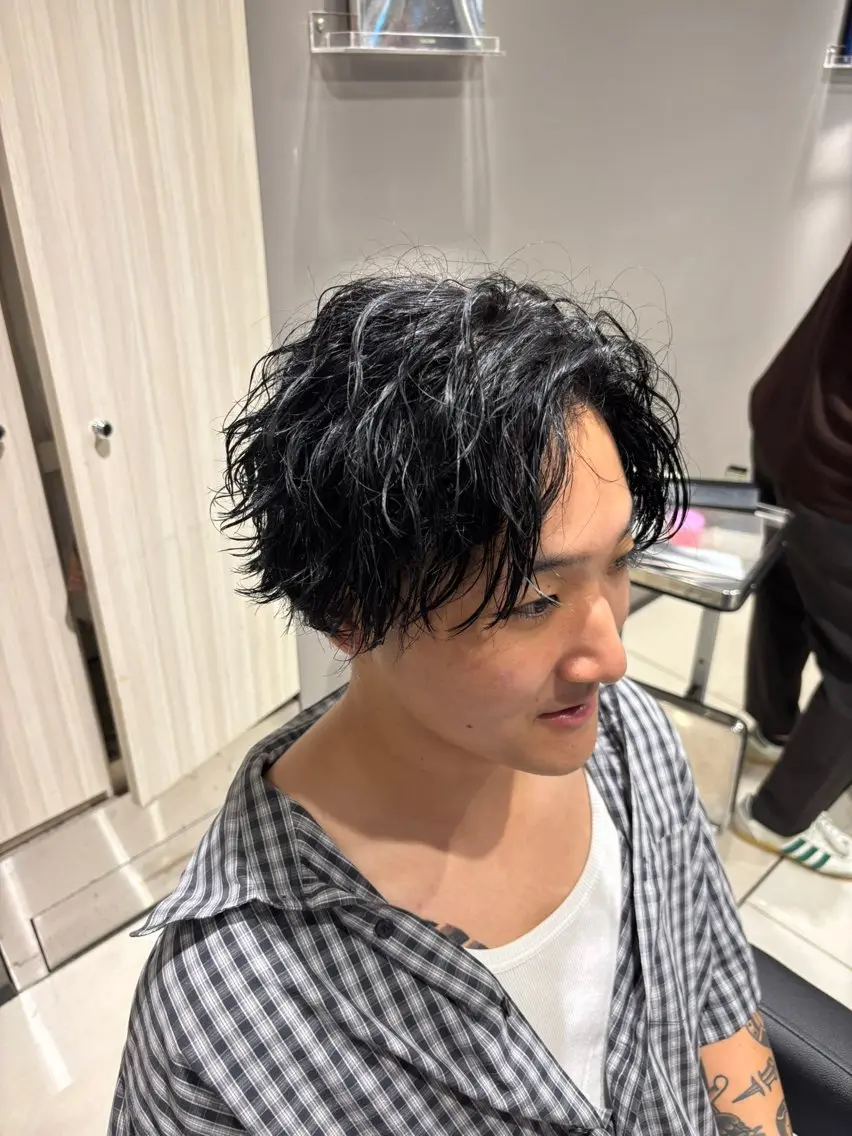 🔴メンズカット+シャンプー+スタイリング✂︎ （フェードNG）の写真