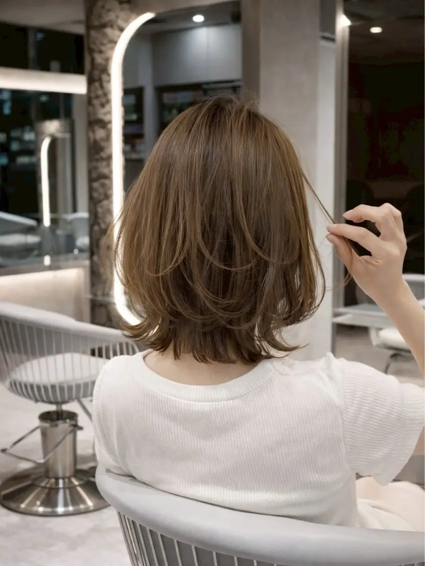 ショート カラー カット ヘアカラー トリートメント Lond Bloom 天神ショート/ボブのヘアスタイル