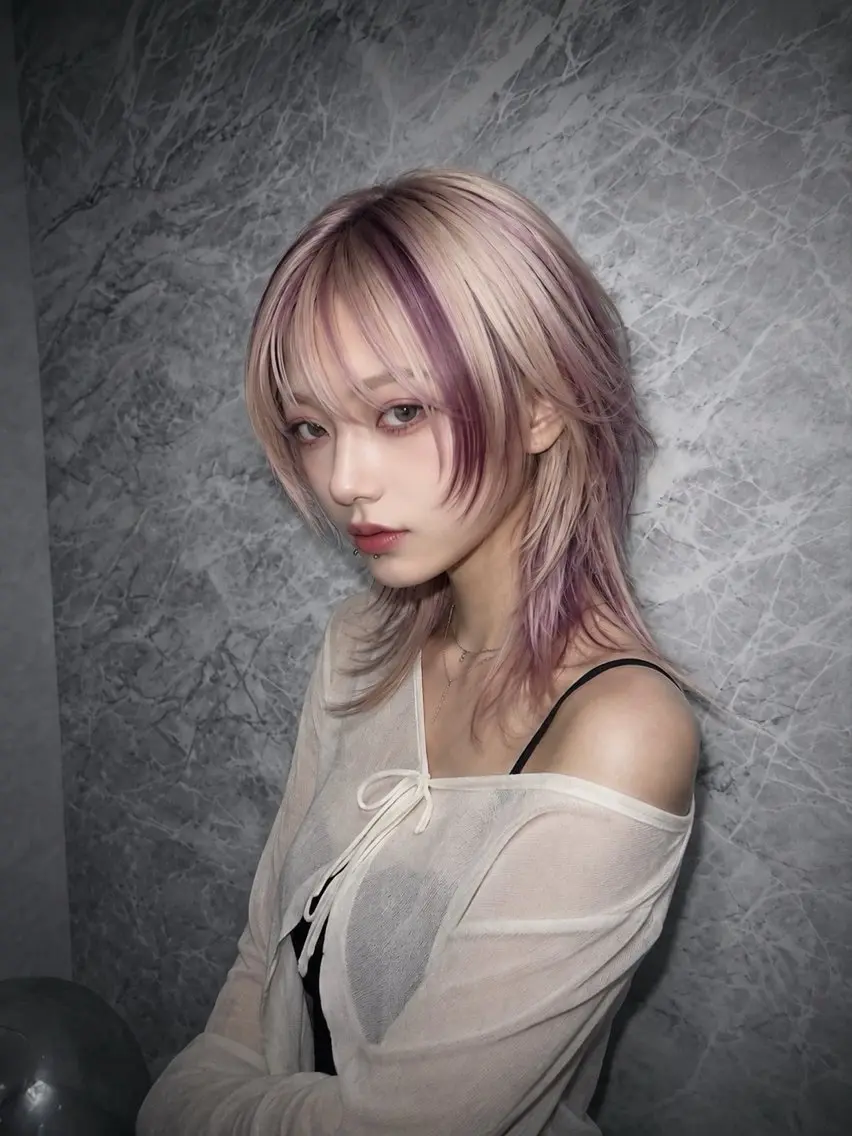 セミロング 🦋個性派ウルフ✝︎ SEKIKAWA🦋のヘアスタイル