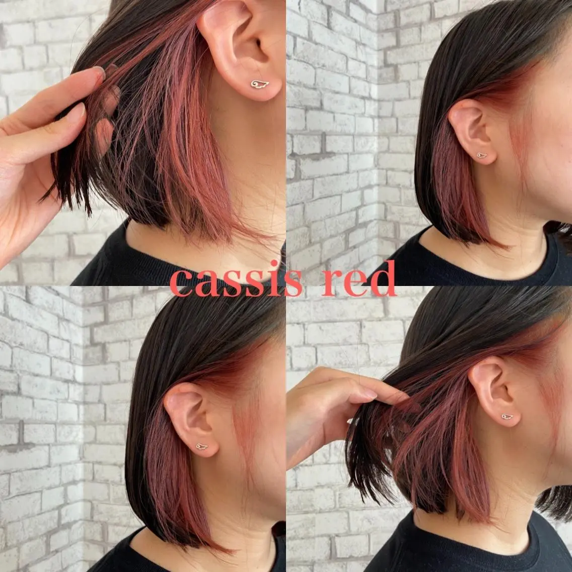 ショート カラー ヘアカラー 透明感カラー 松田晃代のヘアスタイル