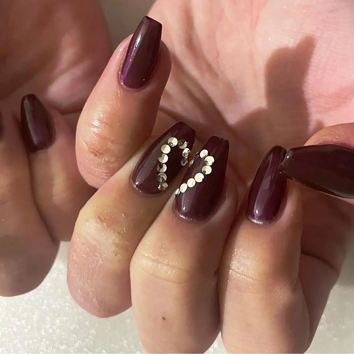 ネイル フレンチネイル ガーリー ハート ワンカラーネイル シンプルネイル ハンドネイル ハンドケア lylynail YUUKAのネイルデザイン